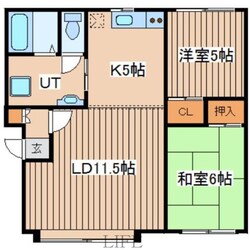 タウンハイツの物件間取画像